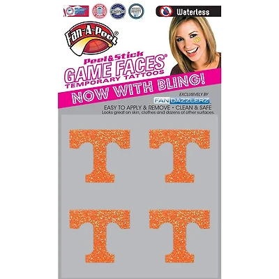 Tennessee Glitter Waterless Face Tattoos