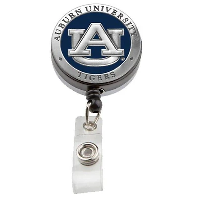 Auburn Heritage Pewter Badge Reel