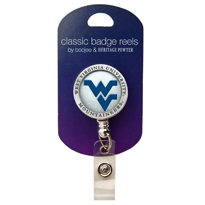 West Virginia Heritage Pewter Badge Reel