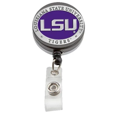 LSU Heritage Pewter Badge Reel