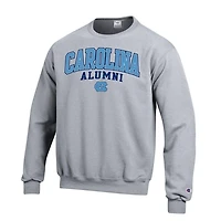 UNC Screen Fleece Alumni Crew Neck