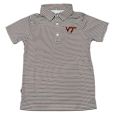 Virginia Tech Carson Youth Striped Polo