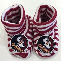 Florida State Infant Striped Booties