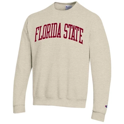 Florida State Champion Fleece Screen Print Arch Crew