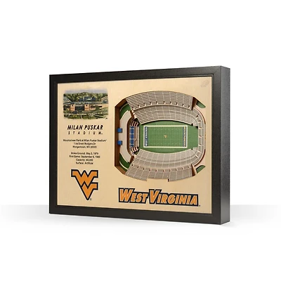West Virginia Milan Puskar Stadium Wall Art