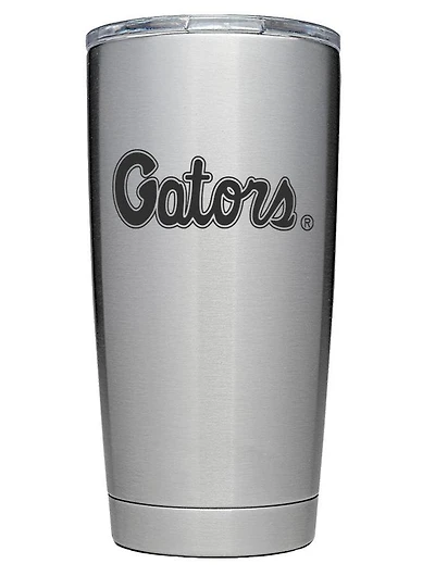 Florida Yeti 20 Oz Gators Script Stainless Rambler
