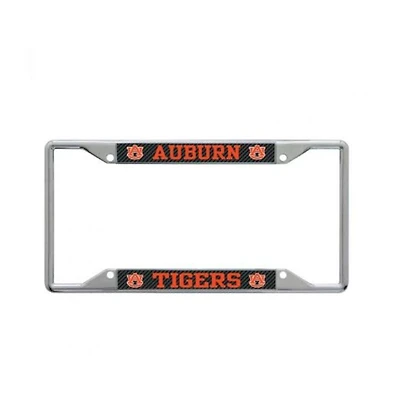 Auburn Carbon Fiber Logo License Plate Frame