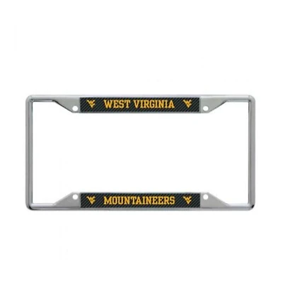 West Virginia Carbon Fiber Logo License Plate Frame