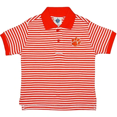 Clemson Toddler Striped Polo