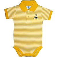 App State Infant Striped Polo Bodysuit
