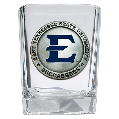 ETSU Heritage Pewter 2 Oz Square Shot Glass