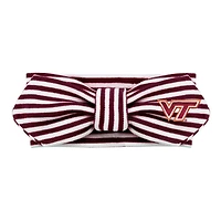 Virginia Tech Infant Creative Knitwear Striped Knot Headband