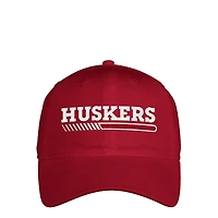 Nebraska Adidas Coach Slouch Huskers Adjustable Hat