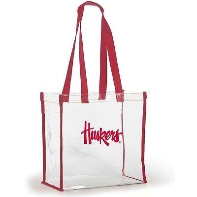 Nebraska Clear Stadium Tote