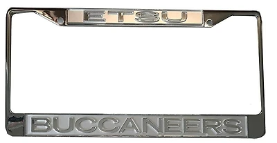 ETSU Carbon Fiber Logo License Plate Frame