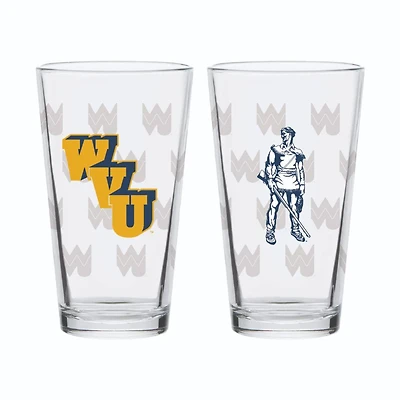 West Virginia 16 Oz Vault Repeat Pint Glass