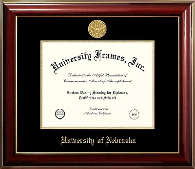 University of Nebraska Classic Diploma Frame