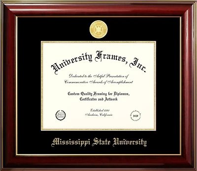 Mississippi State University Classic Diploma Frame