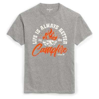 League Lincoln Life is Better by the Campfire Short Sleeve Tee