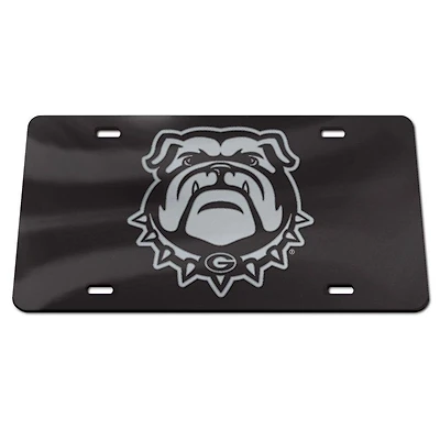 Georgia Tonal Bulldog License Plate