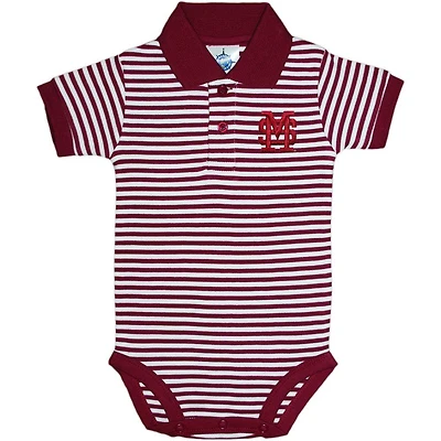 Mississippi State Infant Striped Polo Bodysuit