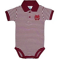 Mississippi State Infant Striped Polo Bodysuit