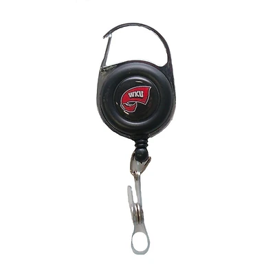Western Kentucky Carabiner Badge Reel