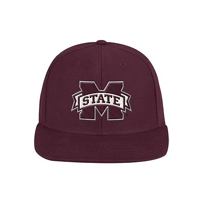 Mississippi State Adidas Flat Brim Snapback Hat