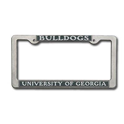 Georgia Bulldogs Pewter License Plate Frame
