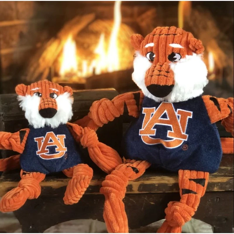 Auburn Aubie the Tiger Small Knottie Pet Toy