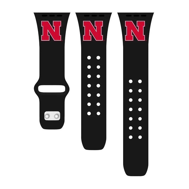 Nebraska Apple Watch Silicon Sport Band / MM