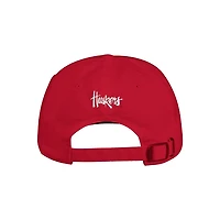 Nebraska Adidas Basketball Adjustable Hat