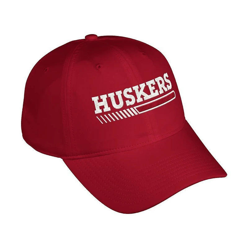 Nebraska Adidas Coach Slouch Huskers Adjustable Hat