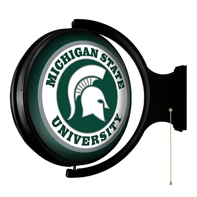 Michigan State Double Sided Rotating Lighted Wall Sign