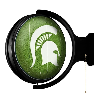Michigan State Football Rotating Lighted Wall Sign