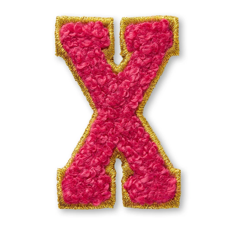 AG™ Letter X Stick-On Patch