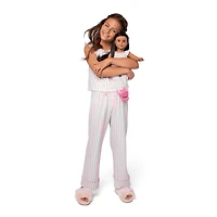 Raquel’s™ Coastal Stripes Pajamas for Girls & 18-inch Dolls