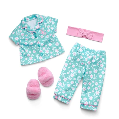 Flower Fun PJs for 18-inch Dolls