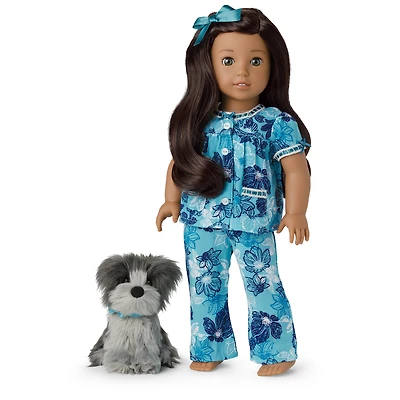 Nanea’s™ Floral Pajamas & Dog (Historical Characters)