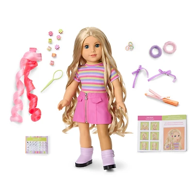 Long Hair Looks™ by Truly Me™ 18-inch Doll #133 & hair accessories