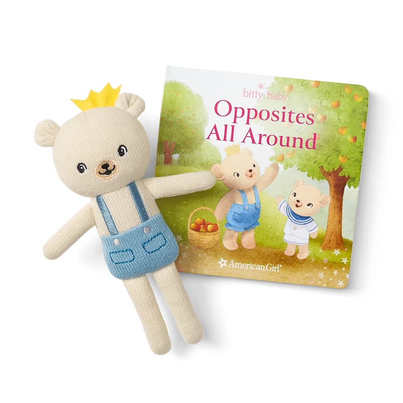Bitty’s™ Bear Friend & Opposites All Around Board Book