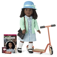 Claudie Wells™ 18-inch Doll, Book, Accessories & Scooter (Historical Characters)