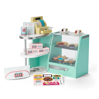 Maryellen’s™ Seaside Diner Bakery Case for 18-inch Dolls (Historical Characters)