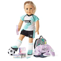 American Girl® Truly Me™ Doll #27 and School Day to Soccer Play Set