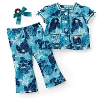 Nanea’s™ Floral Pajamas for 18-inch Dolls (Historical Characters)