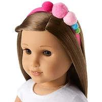Plenty of Poms Headband for 18-inch Dolls