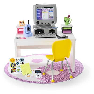 Isabel™ & Nicki’s™ Computer & Desk Set for 18-inch Dolls (Historical Characters)