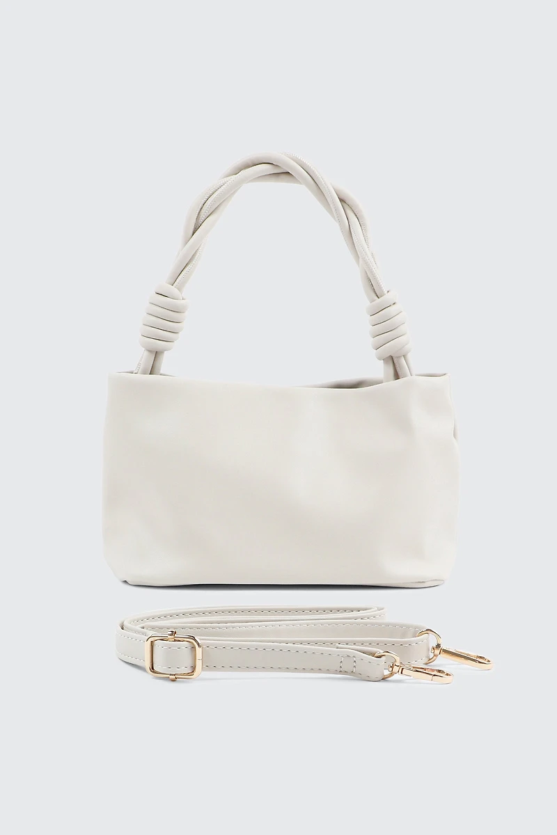 Sac à bandoulière à poignée tressée