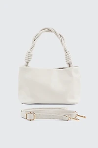 Sac à bandoulière à poignée tressée