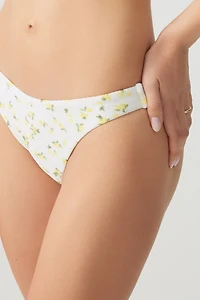 Bas de bikini fleuri flora